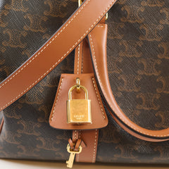 Celine Large Boston Monogram Canvas