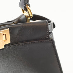 Fendi Mini Peekaboo Calfskin Black