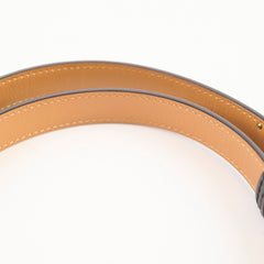 Hermes Kelly 18 Belt Epsom Black GHW