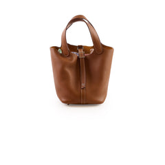 Hermes Brown Picotin 18 Bag - B Stamp