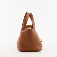 Hermes Brown Picotin 18 Bag - B Stamp