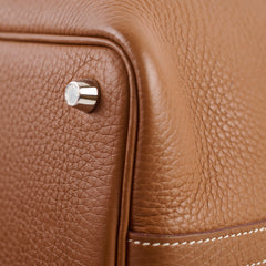 Hermes Brown Picotin 18 Bag - B Stamp