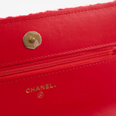 Chanel Mini Tweed 19 Flap Red/White