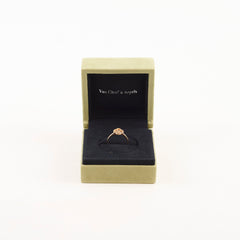 Van Cleef & Arpels Sweet Alhambra Ring Pink Gold Size 53