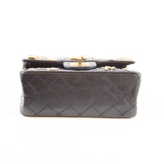 Chanel Mini Lucky Charm Reissue 2.55 Lambskin Black- 24 Series