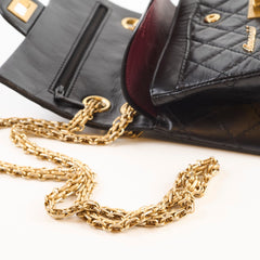 Chanel Mini Lucky Charm Reissue 2.55 Lambskin Black- 24 Series