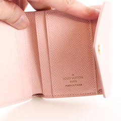 Louis Vuitton Victorine Damier Azur Wallet Rose Ballerine