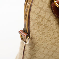 Celine Vintage Macadam Dome Satchel Bag