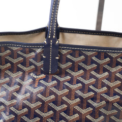 Goyard St Louis Tote PM Navy