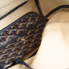 Goyard St Louis Tote PM Navy