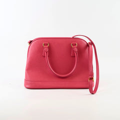 Prada Medium Saffiano Lux Promenade Pink