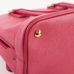 Prada Medium Saffiano Lux Promenade Pink