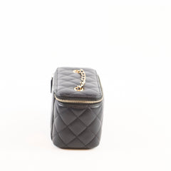 Chanel Vanity Case Lambskin Black