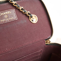 Chanel Vanity Case Lambskin Black