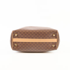 Celine Vintage Macadam Mini Boston bag Monogram Canvas Brown