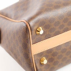 Celine Vintage Macadam Mini Boston bag Monogram Canvas Brown