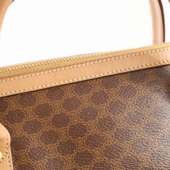 Celine Vintage Macadam Mini Boston bag Monogram Canvas Brown