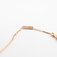 Van Cleef & Arpels VCA Alhambra Carnelian Necklace