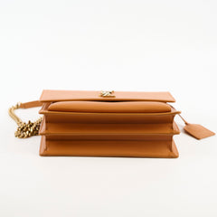 Saint Laurent Medium Sunset Calfskin Tan