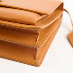 Saint Laurent Medium Sunset Calfskin Tan