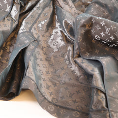 Louis Vuitton Monogram Double-Breasted Trench Coat Black