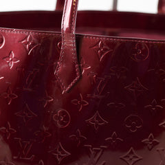 Louis Vuitton Wilshire GM Vernis Tote Amarante