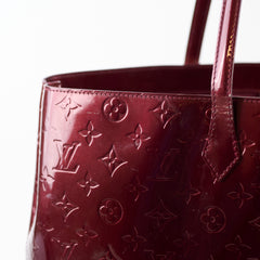 Louis Vuitton Wilshire GM Vernis Tote Amarante