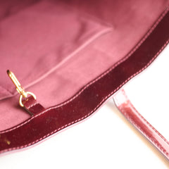 Louis Vuitton Wilshire GM Vernis Tote Amarante