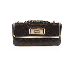 Chanel East West Flap Black