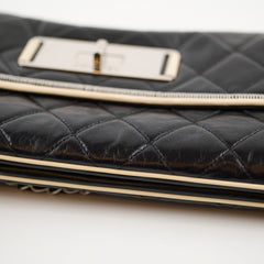 Chanel East West Flap Black