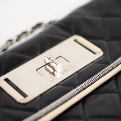 Chanel East West Flap Black