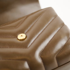 Saint Laurent Toy Loulou Soil Brown