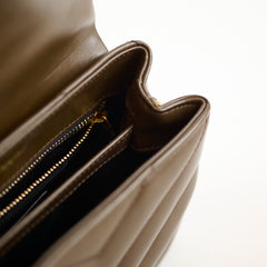 Saint Laurent Toy Loulou Soil Brown