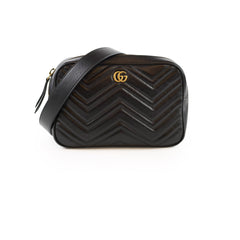 Gucci Marmont Small Camera Belt Bag Black