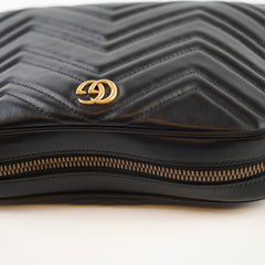 Gucci Marmont Small Camera Belt Bag Black