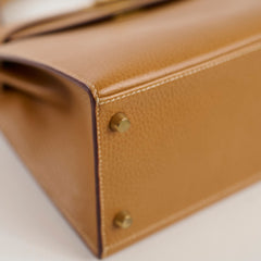 Hermes Kelly 28 Epsom Gold - Y Circle Stamp