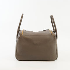 Hermes Lindy 26 Clemence Gris Etain - Y Stamp