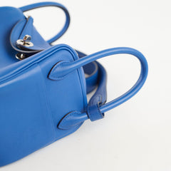 Hermes Mini Lindy Swift Bleu France - Z Stamp