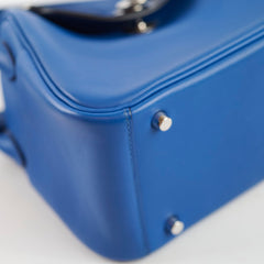 Hermes Mini Lindy Swift Bleu France - Z Stamp