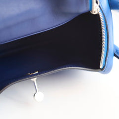 Hermes Mini Lindy Swift Bleu France - Z Stamp