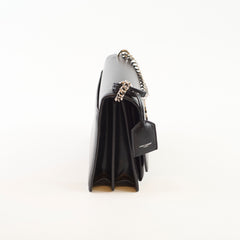 Saint Laurent Medium Sunset Leather Black
