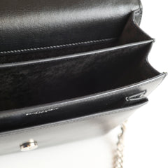Saint Laurent Medium Sunset Leather Black
