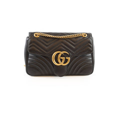 Gucci GG Marmont Large Shoulder Bag Black