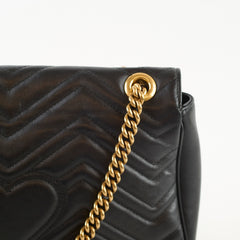 Gucci GG Marmont Large Shoulder Bag Black