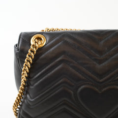 Gucci GG Marmont Large Shoulder Bag Black
