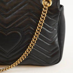 Gucci GG Marmont Large Shoulder Bag Black
