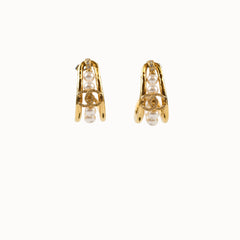 Chanel Pearl Stud Earrings 23P