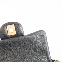 Chanel Mini Caviar Square Black