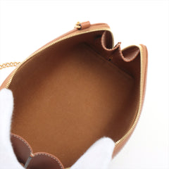 Celine Triomphe Canvas Clutch on Chain