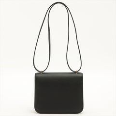 Hermes Constance 18 Mirror Epsom Black Stamp U (2022)